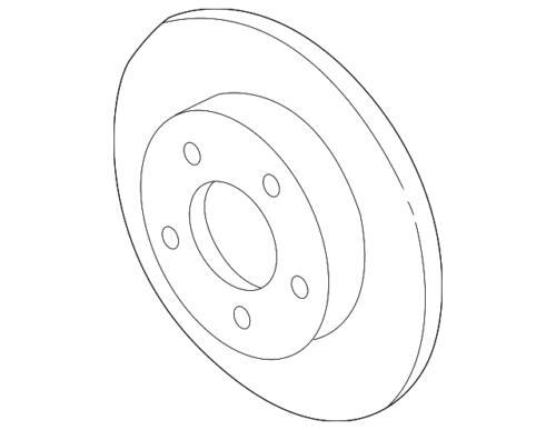 Genuine GM 1997-2011 Chevrolet Oldsmobile Pontiac Rear Disc Brake Rotor 19303830