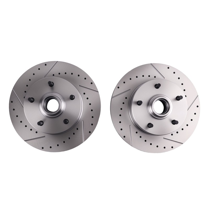 Front Power Disc Brake System for Chevy Nova X-BODY 1968-1974 DBK6472LX gallery