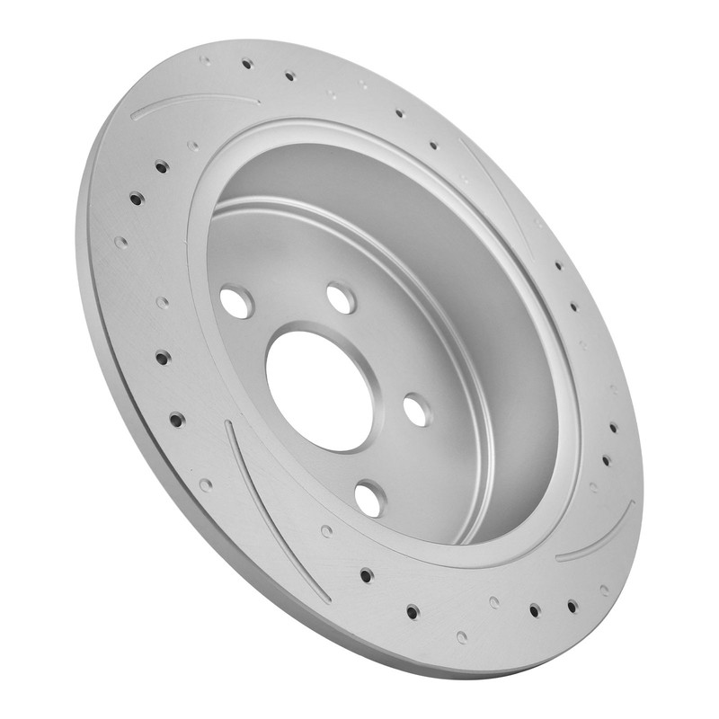 10.6in Rear Solid Disc Rotors Ceramic Brake Pads for Scion TC 2005-2009 2010 gallery