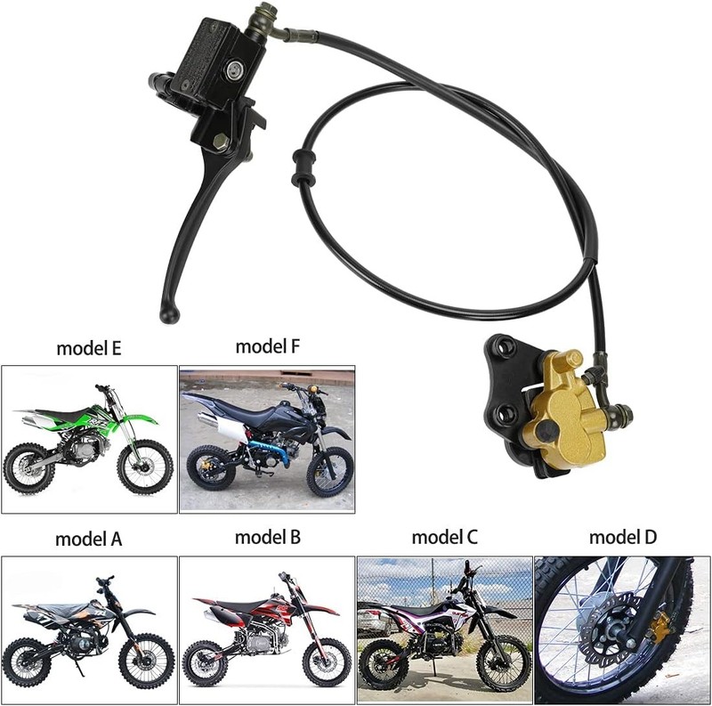 Front Disc Brake Master Cylinder Caliper w/Pads for 50-125cc SSR Apollo Pit Bike gallery