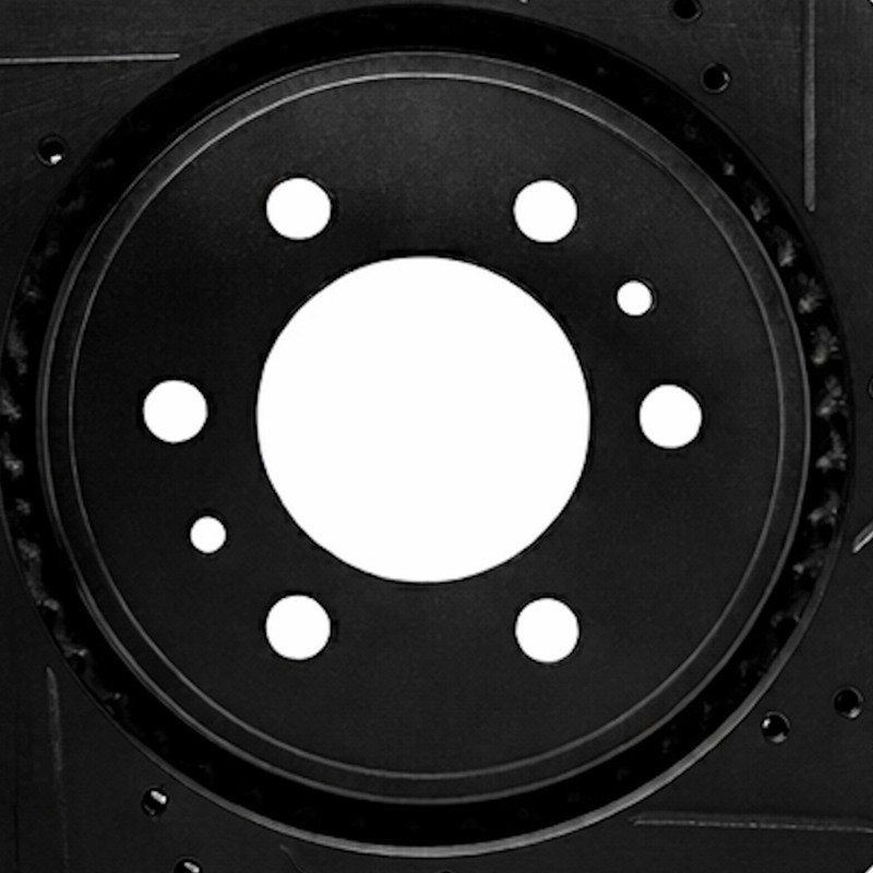 For GMC Envoy 2002-2005 Brake Rotor Set | Front | Vented | Drilled And Slotted gallery