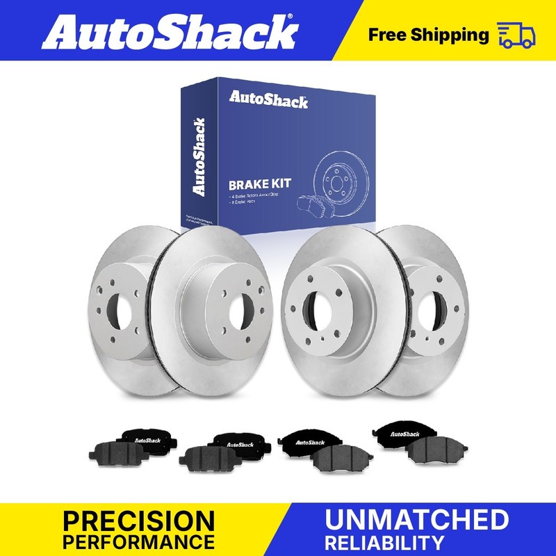 Front Rear Brake Rotors Ceramic Pads for INFINITI, G37 2011-2013