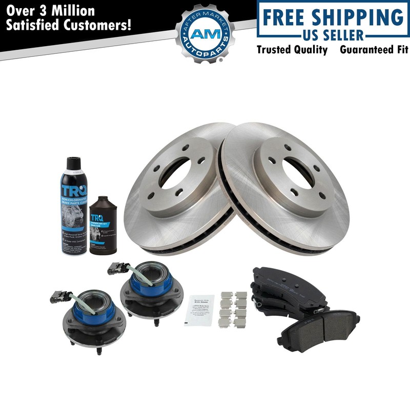 Front Brake Pad & Rotor Kit Fits 2002-2007 Buick 2001-2005 Pontiac