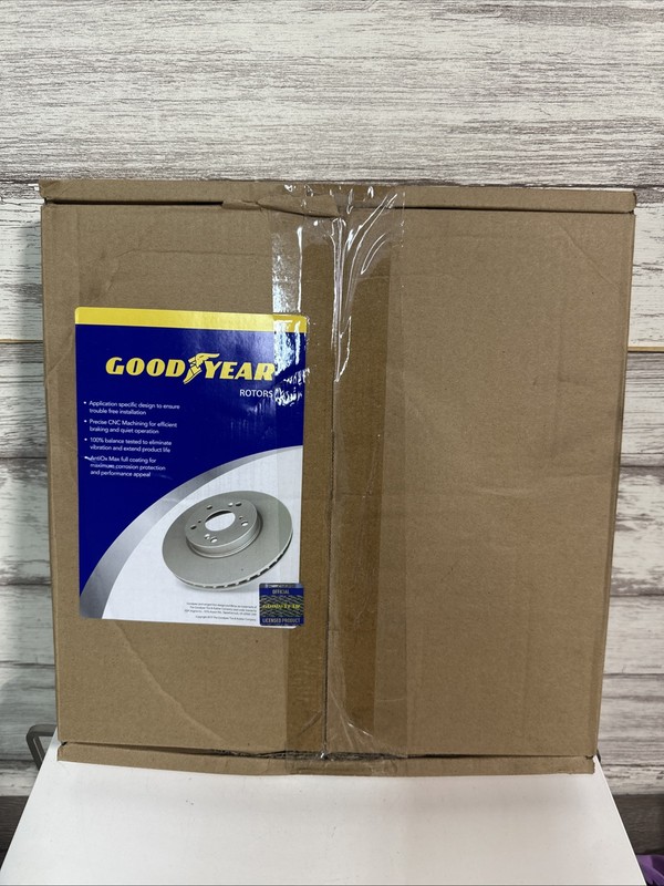 Front Brake Rotor for Hyundai Sonata Tucson Kia Forte & More Goodyear 2138024GY