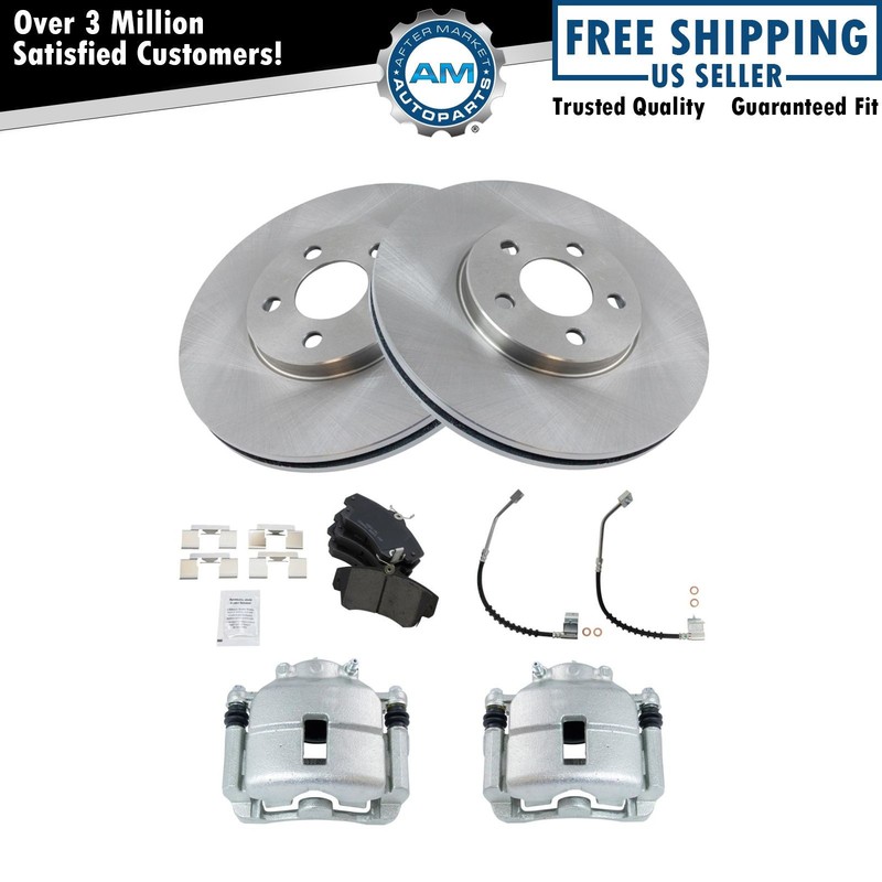 Front Ceramic Brake Pad & Rotor Kit Fits 2001-2009 Chrysler PT Cruiser