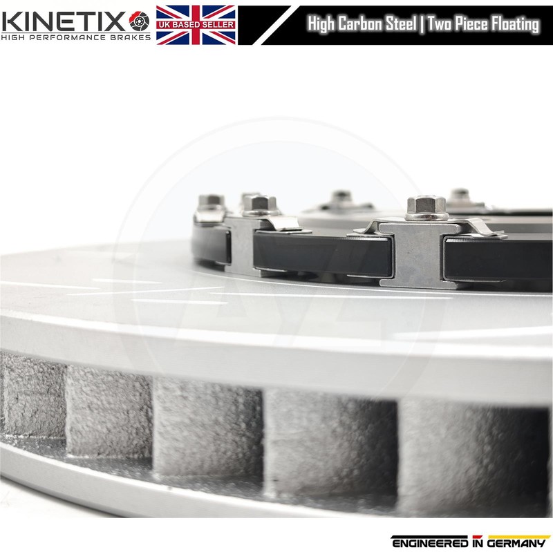 FOR CUPRA FORMENTOR FRONT TWO PIECE FLOATING BRAKE DISCS XTRA PADS 375mm gallery