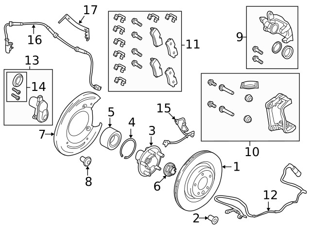 Genuine Land-Rover Disc Brake Rotor LR161899 gallery