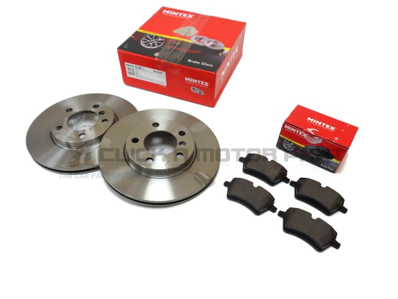 Mintex Front 2 Brake Discs & Pads Set For Mini R60 Countryman 1.6 2.0 2010-2016