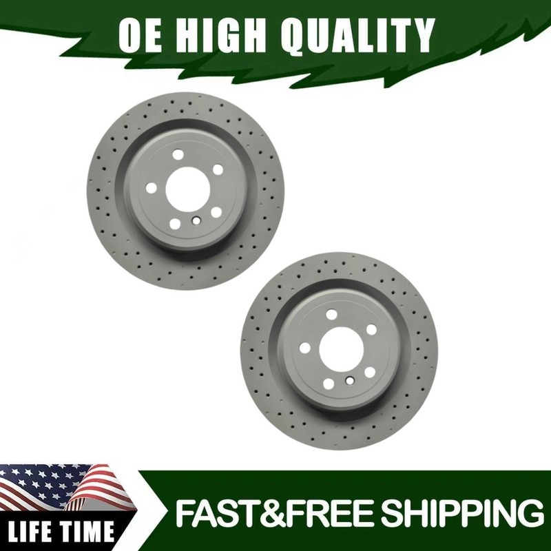 330mm Rear Brake Disc Rotors For Mercedes Benz ML350 ML550 2012 2013 2014 2015