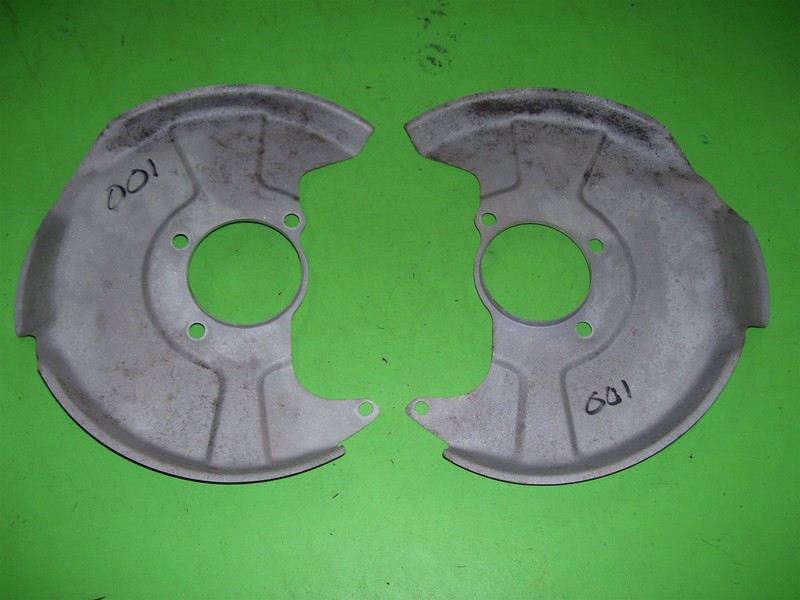 1985 Dodge D50 Ram 50 Front Brake Dust Shields backing Brakes Mighty Max