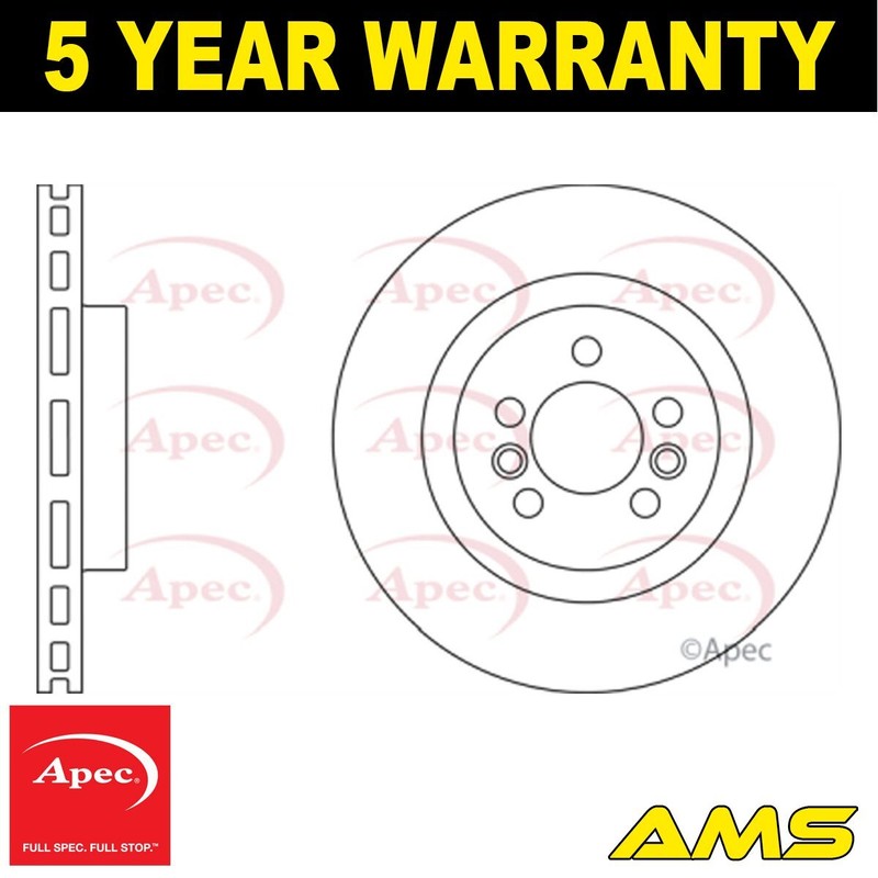 Fits Land Rover Range Sport Discovery Brake Disc Front Apec LR038934
