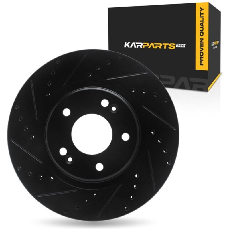 For Kia Forte5 2020-2023 Brake Rotor | Black | 25mm. / 0.98in. Nominal Thickness