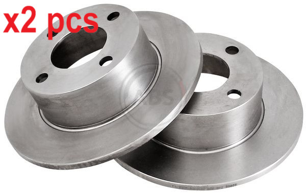 X2 PCS L&R SIDES BRAKE DISC 16068