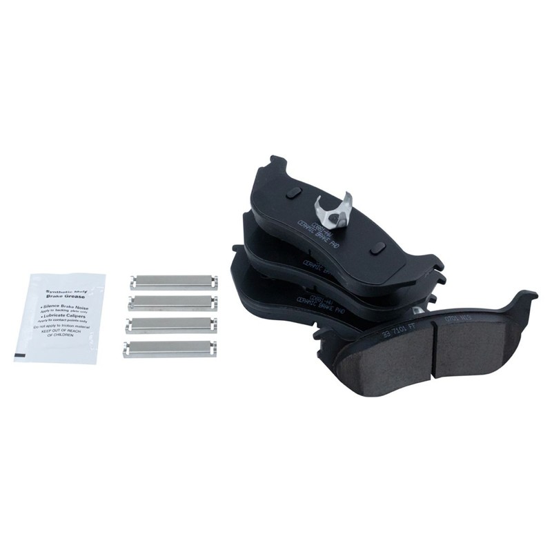 TRQ Front & Rear Performance Rotor & Ceramic Brake Pad Kit w/Chemicals gallery