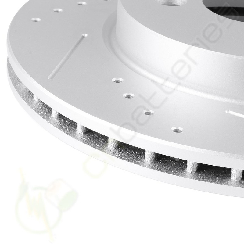 Front Brake Discs Rotors For Mini Cooper 2007-2015 Drilled & Slotted gallery