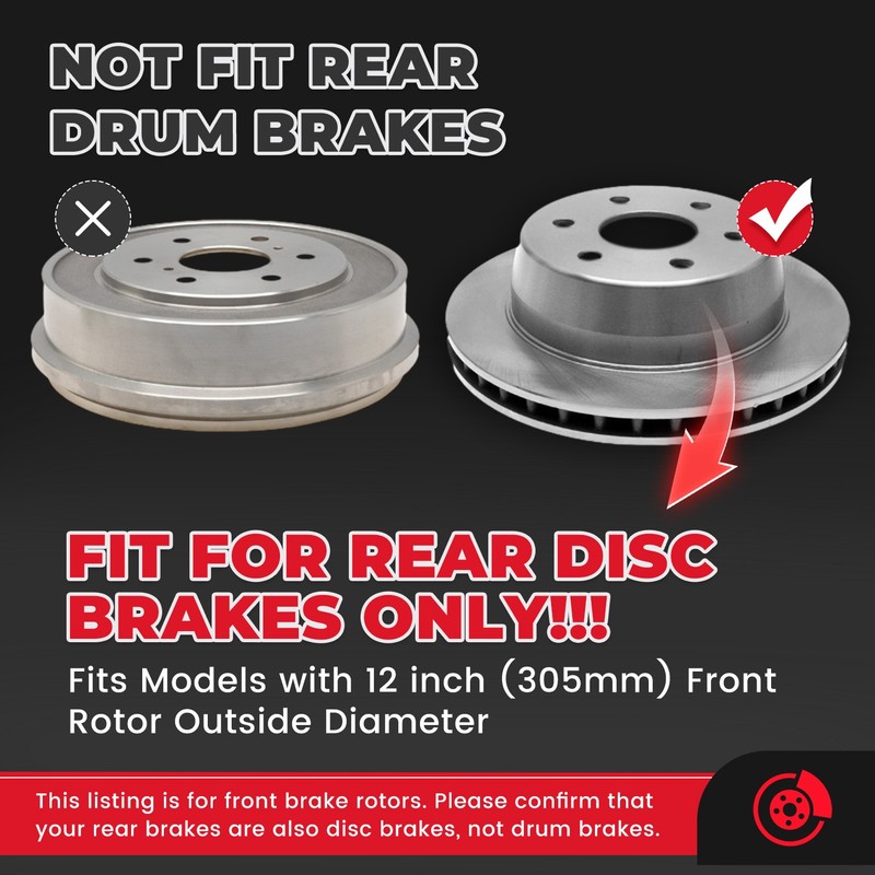 Front Drilled Rotors Ceramic Brake Pads Kits for Chevrolet Tahoe Suburban 1500 gallery