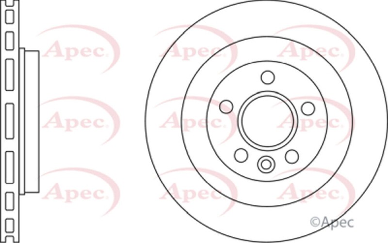 Fits Volvo XC60 2008-2018 Brake Disc Rear Poppy 31410569 gallery