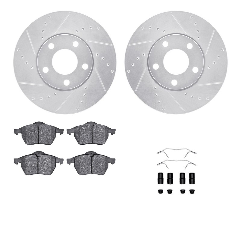 Dynamite Friction Disc Brake Kit for A4, Passat, A4 Quattro 7512-73048