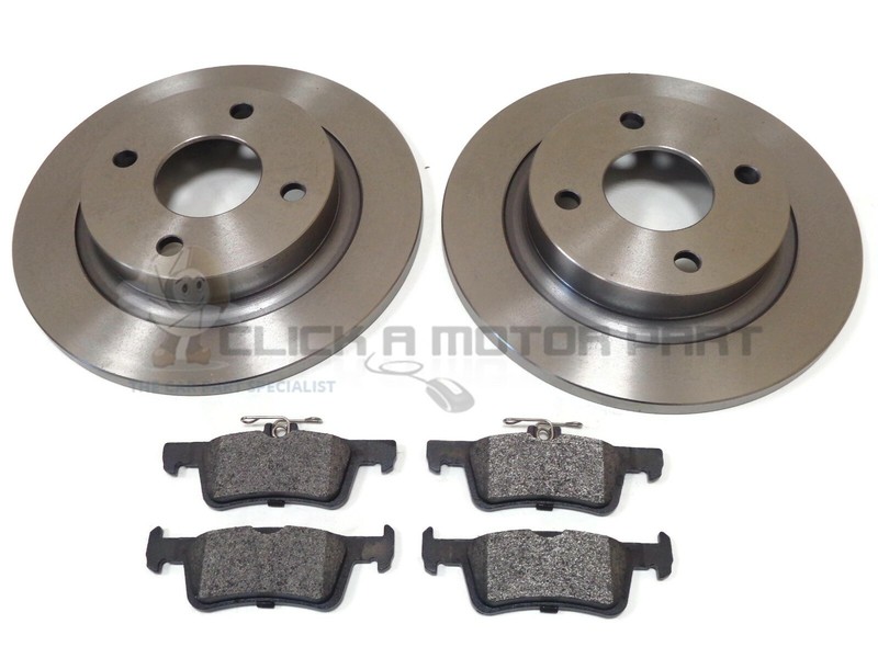 Rear 2 Brake Discs And Mintex Pads For Ford Fiesta Mk8 1.5 ST-1 ST-2 ST-3 18-23