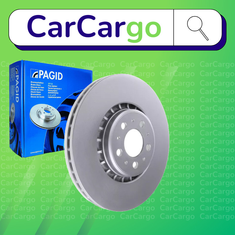 Pagid Vented Front Brake Discs Pair For Volvo XC90 3.2 AWD 2006-2014 336 mm