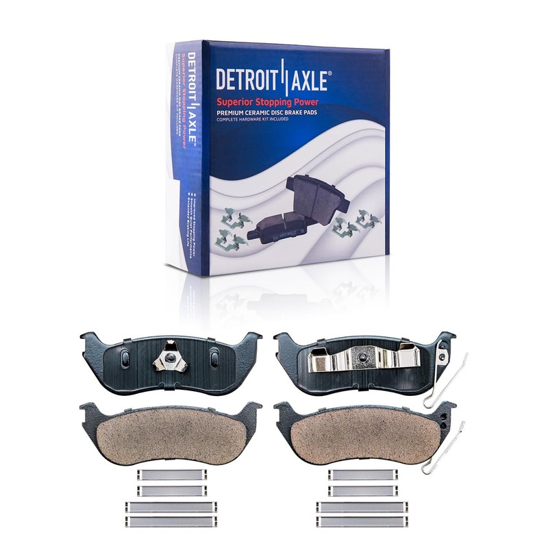 For 2003 2004 - 2006 Jeep Wrangler Front Rear DRILLED Rotor + Ceramic Brake Pad gallery