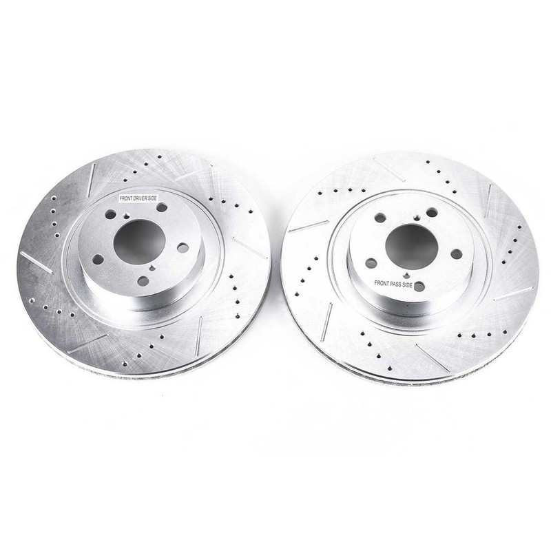 PowerStop Evolution Drilled & Slotted Rotors for 13-16 Scion FR-S Front