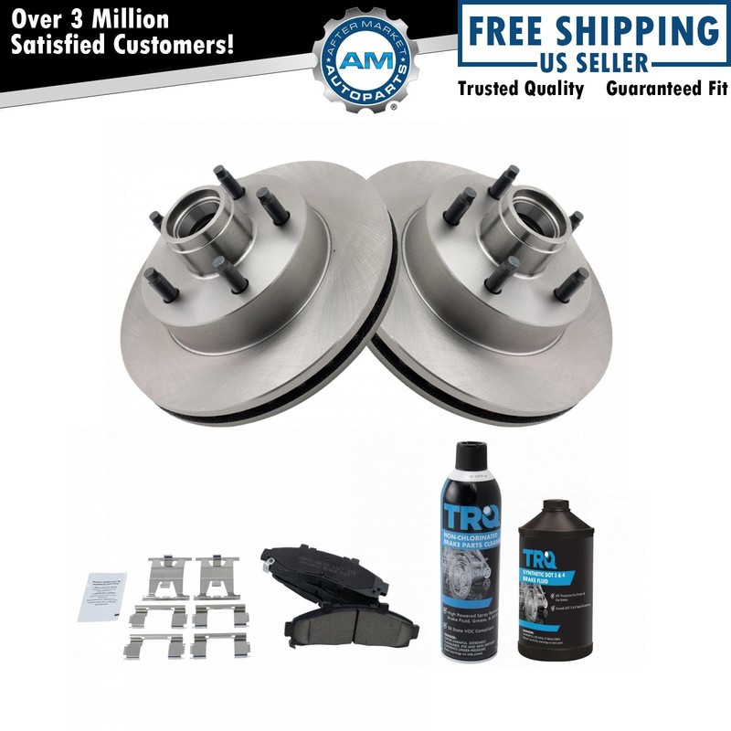 Front Premium Posi Ceramic Disc Brake Pad Rotor Kit for Ford Mazda Pickup