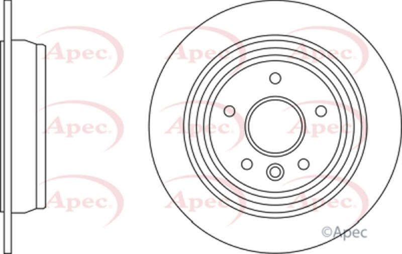 Fits Land Rover Freelander 2 2.2 D TD4 3.2 Baxter Rear 1x Brake Disc LR039935 gallery