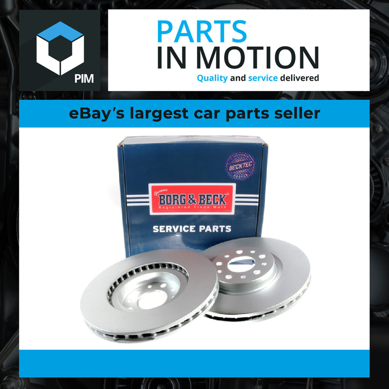 2x Brake Discs Pair Vented Front 281mm BBD5554 Borg & Beck Set 51990127 52017292