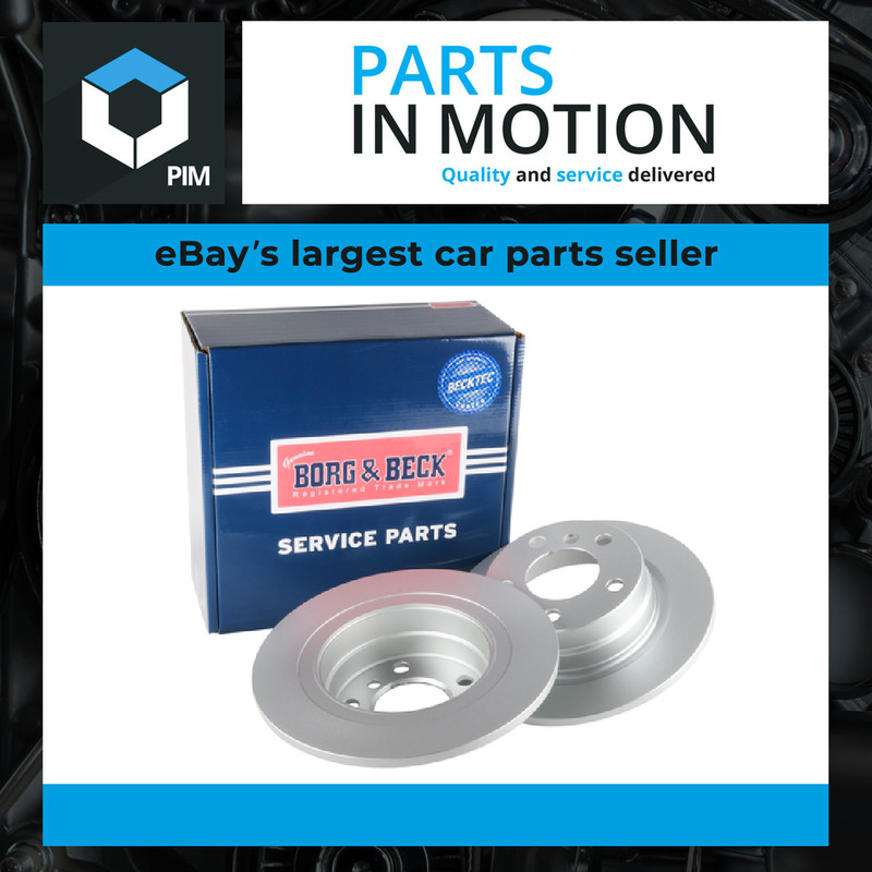 2x Brake Discs Pair Solid fits BMW 118 F20, F21 1.5 Rear 2015 on B38B15A 290mm