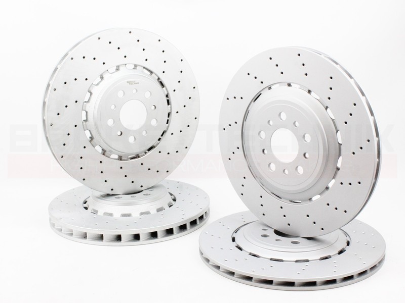 FOR BMW M2 G87 FRONT REAR PERFORMANCE DISCS BREMBO PADS & WEAR SENSOR SET gallery