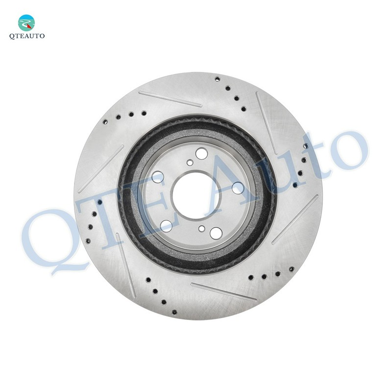 4 Front 296mm-Rear 281mm Drilled Slotted Brake Rotors For 2007-2011 Toyota Camry gallery