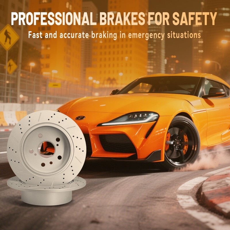 2x Rear Disc Brake Rotors for 2008 2009 Lacrosse Allure Chevy Impala Monte Carlo gallery