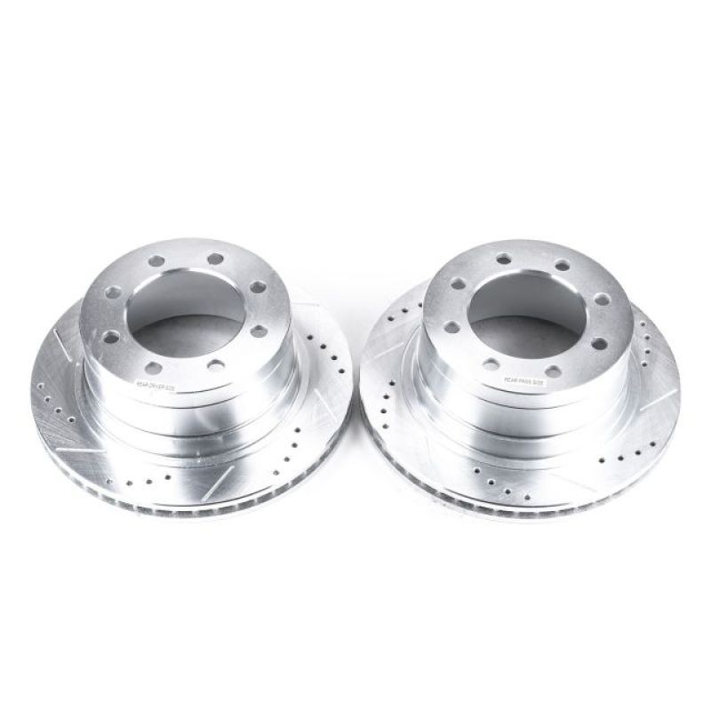 Powerstop Power Stop Ar8772xpr Rear Evolution Drilled Slotted Rotor Pair