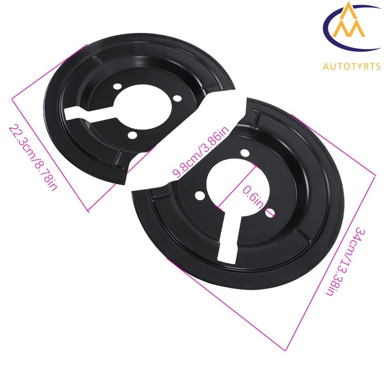 2× Front Brake Dust Shields 924-684 For Dodge Ram Truck 1500 Classic 2002-2019 gallery