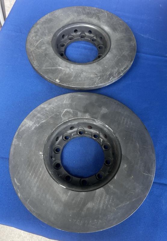 Rolls Royce Bentley REAR DISC Brake Rotors UG 14782 - '66 - '86 FACTORY NEW gallery