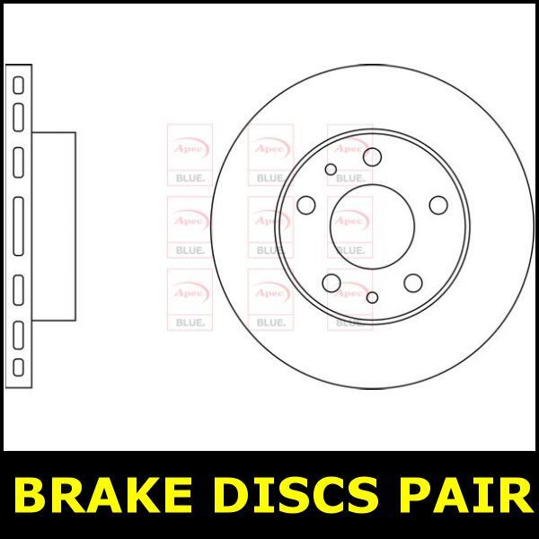 Brake Discs Pair Front FOR PEUGEOT BOXER I 2.2 01->06 CHOICE1/2 Diesel Blue gallery