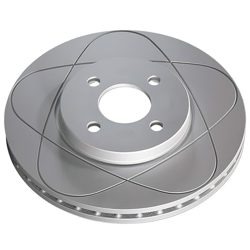 Front Slotted Disc Brake Rotor 1Pc Fits Saturn SC, SC1, SC2, SL, SL1, SL2, SW1 gallery