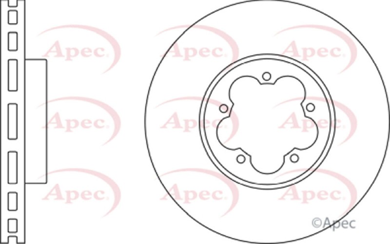 Fits Ford Transit 2006-2018 Transit Tourneo 2006-2014 Baxter Front Brake Disc #1 gallery