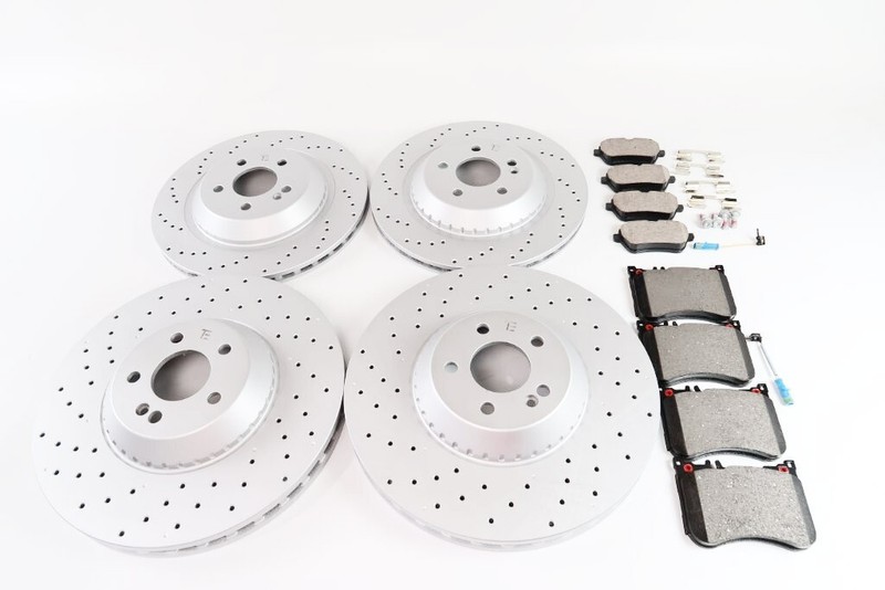 Upgrade Your Mercedes S550 with Premium Front and Rear Brake Pads & Rotors