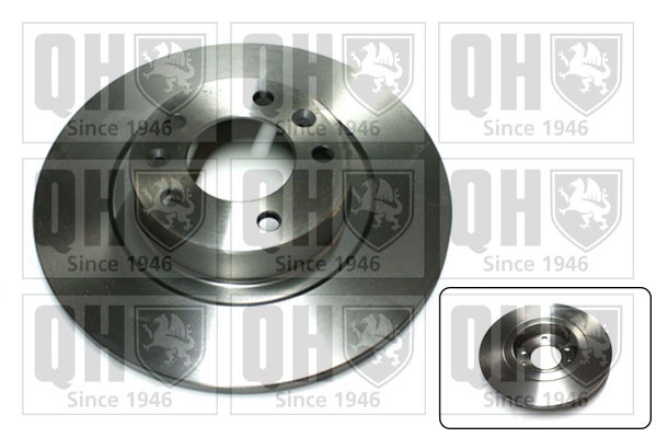 2x Brake Discs Pair Solid Rear 290mm BDC6058 Quinton Hazell Set 4249G2 Quality gallery