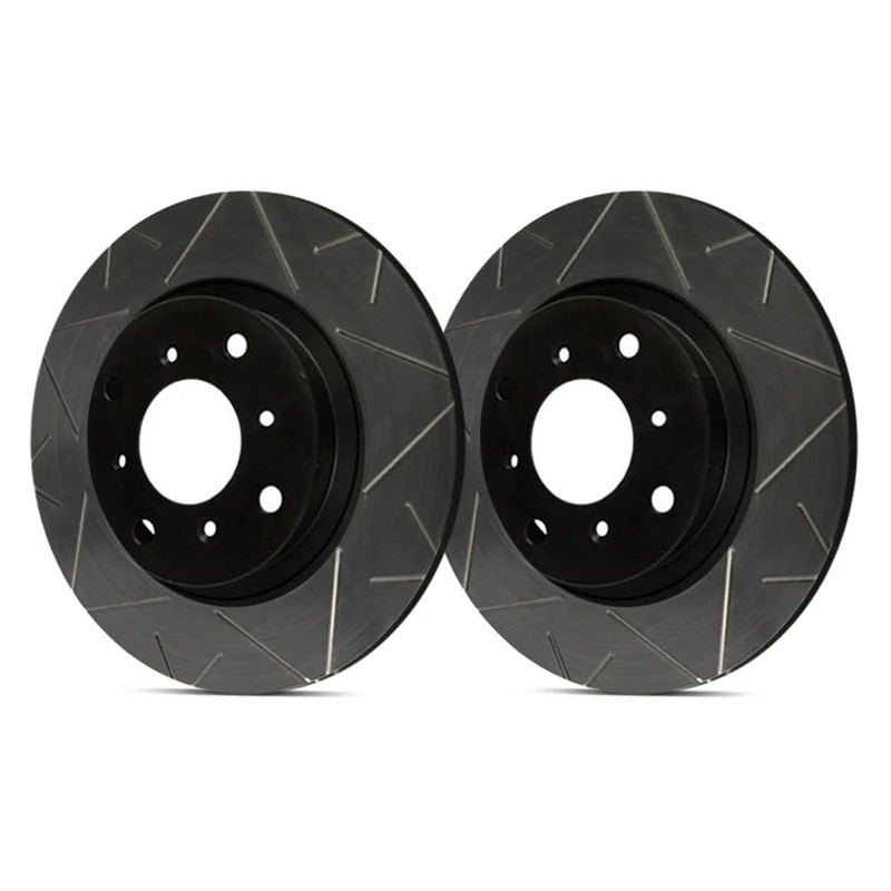 For Kia Stinger 22-23 SP Performance Peak Slotted 1-Piece Front Brake Rotors gallery