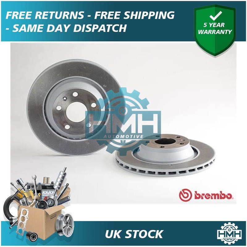 Fits Audi TT 2006-2014 2.0 TDi 2.5 3.2 HMH Rear Brake Discs 8J0615601A