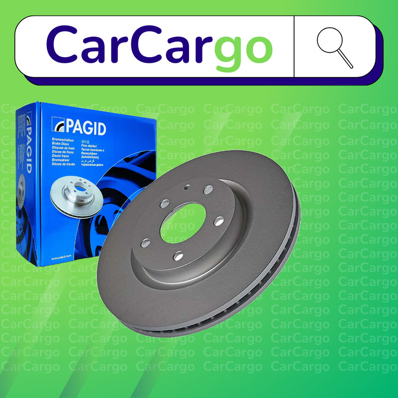Pagid Vented Front Brake Discs Mazda CX-30 SKYACTIV-G M Hybrid 2019-2024 295 mm