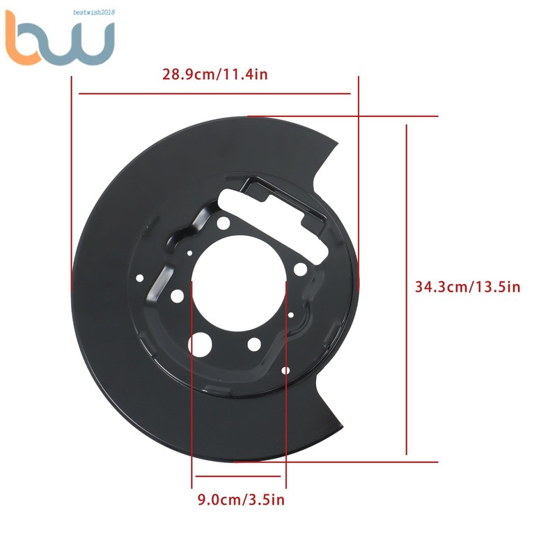 For Ford F-150 2004 2005-2008 Rear Left & Right 924-231 2Pcs Brake Dust Shield gallery