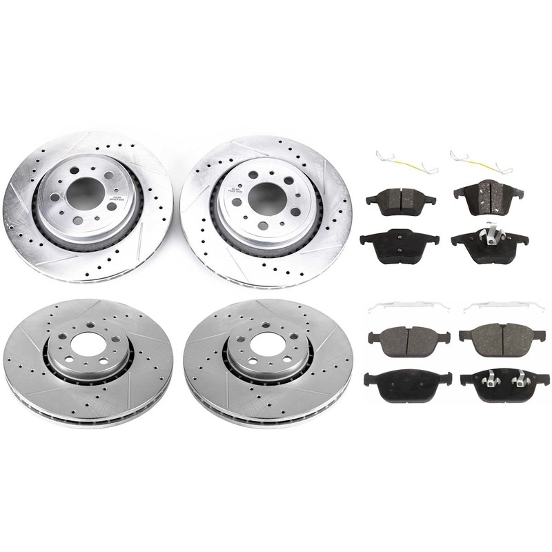 KIT-092921-1913 Sure Stop Brake Disc and Pad Kits 4-Wheel Set Front & Rear
