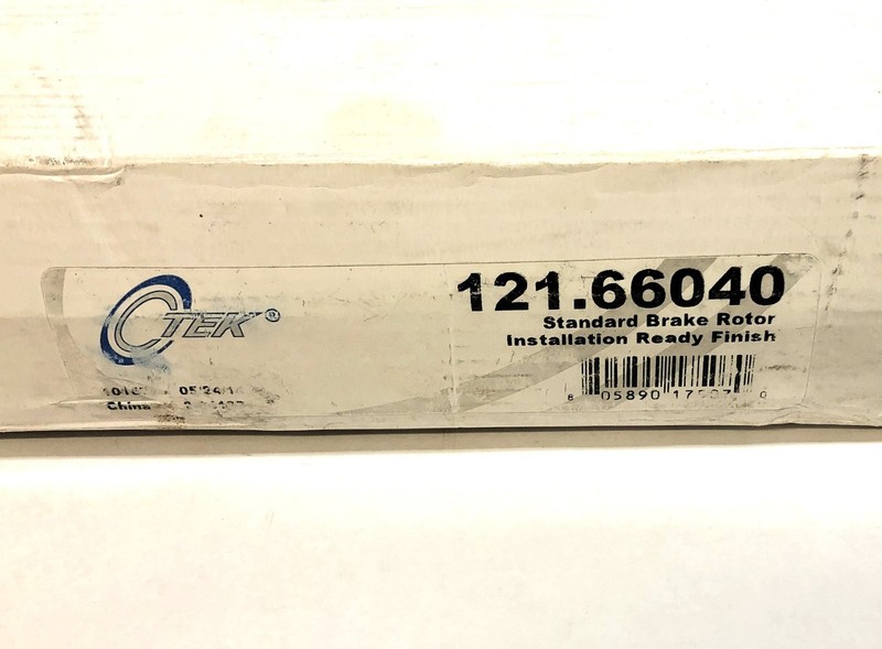 C-Tek Standard Brake Rotor 121.66040 (55054) NOS gallery