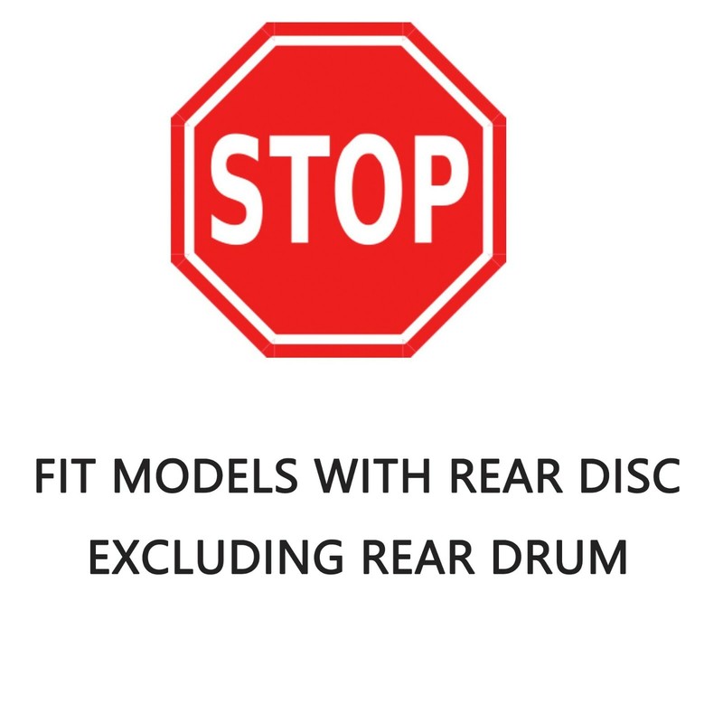 Front & Rear Disc Brake Rotors for 1998 1999 2000 2001 2002 Honda Accord 2.3L gallery