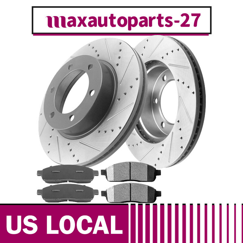 Front Brake Rotors & Pads For 04 – 2008 Ford F-150 06 -08 Lincoln Mark LT 4WD