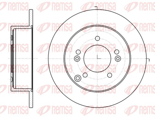 Remsa 61293.00 Brake Disc for Kia gallery